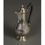 * Coffee Pot. A George V silver coffee pot by CS Harris, London 1926