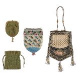 * Bags. A collection of evening bags and purses, early 19th-early 20th century