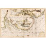 Collins (Captain Greenville). Six uncoloured sea charts, circa 1700