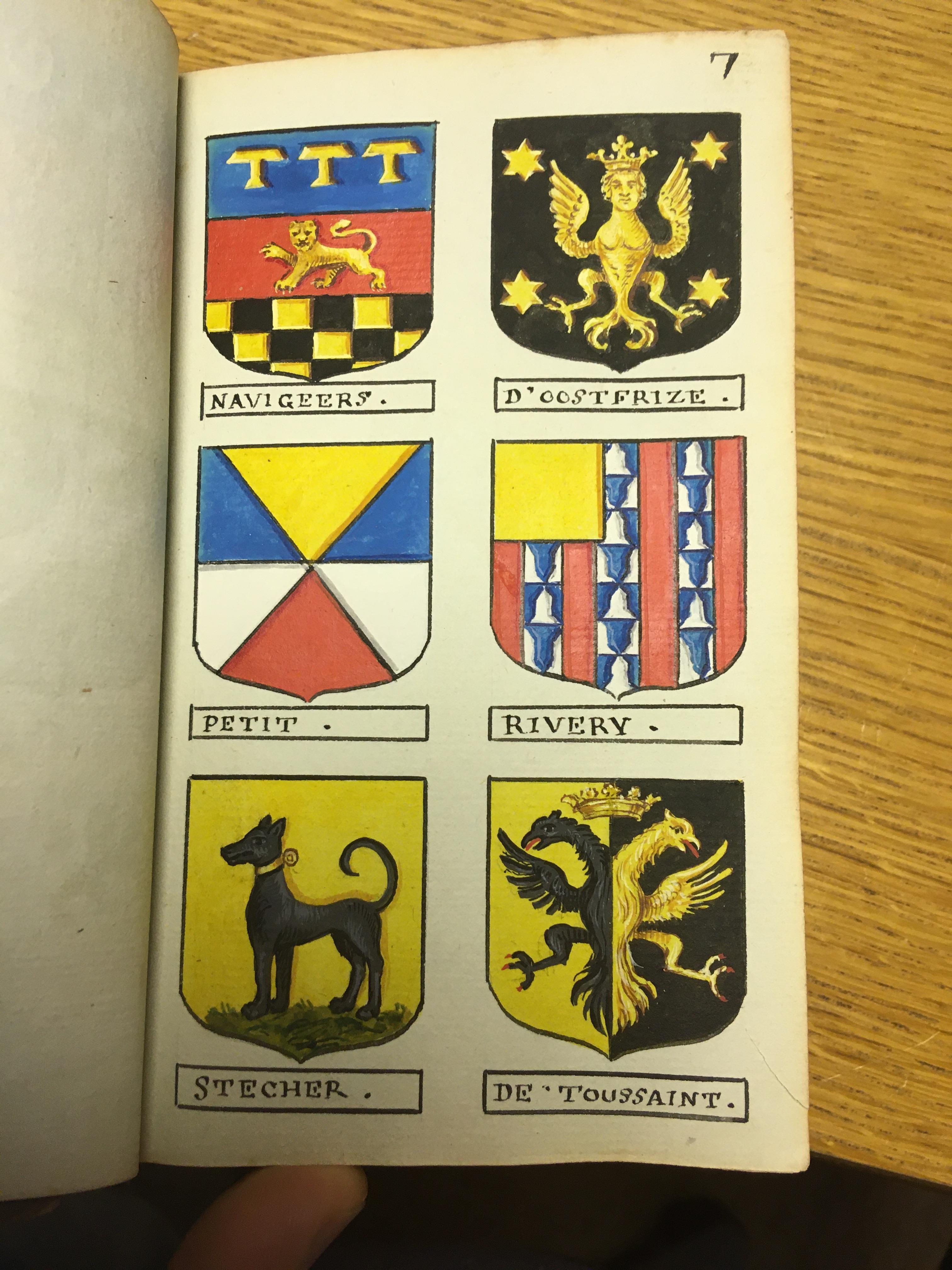 Heraldry. A volume containing 948 very finely hand-painted continental armorials, c. 1770 - Image 18 of 30