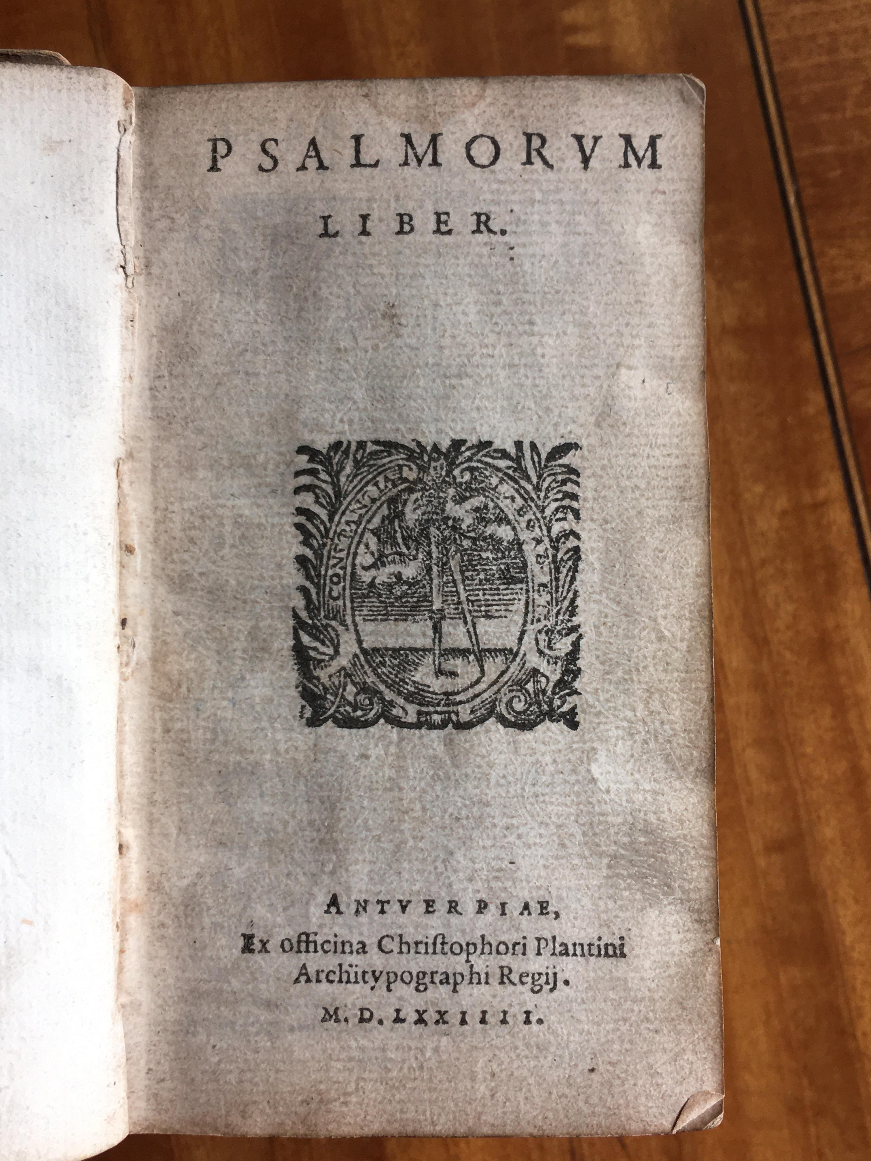 Bible [New Testament - Latin]. Novum Iesu Christi Testamentum, Antwerp: Christopher Plantin, 1584 - Image 2 of 6