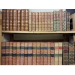Bindings. 74 volumes of 19th-century literature
