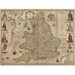 England & Wales. Speed (John), The Kingdome of England, J. Sudbury & G. Humble, 1611