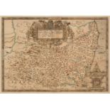 Suffolk. Saxton (Christopher), Suffolciae Comitatus continens in Se oppida Mercatoria..., 1579