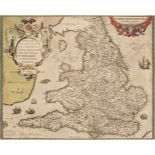 England & Wales. Ortelius (Abraham & Lhuyd Humphrey), Angliae Regni..., 1573 - 84