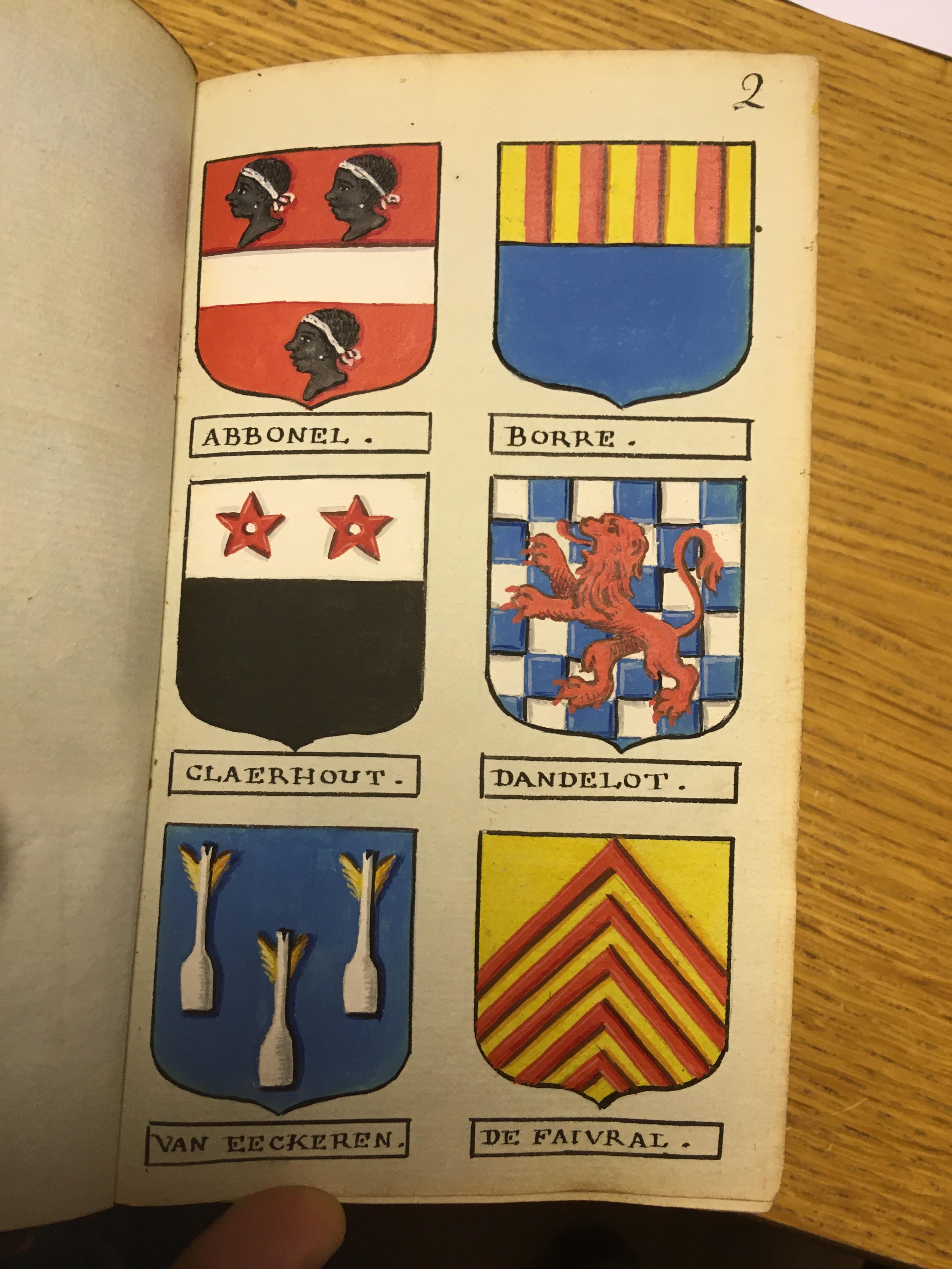 Heraldry. A volume containing 948 very finely hand-painted continental armorials, c. 1770 - Image 23 of 30