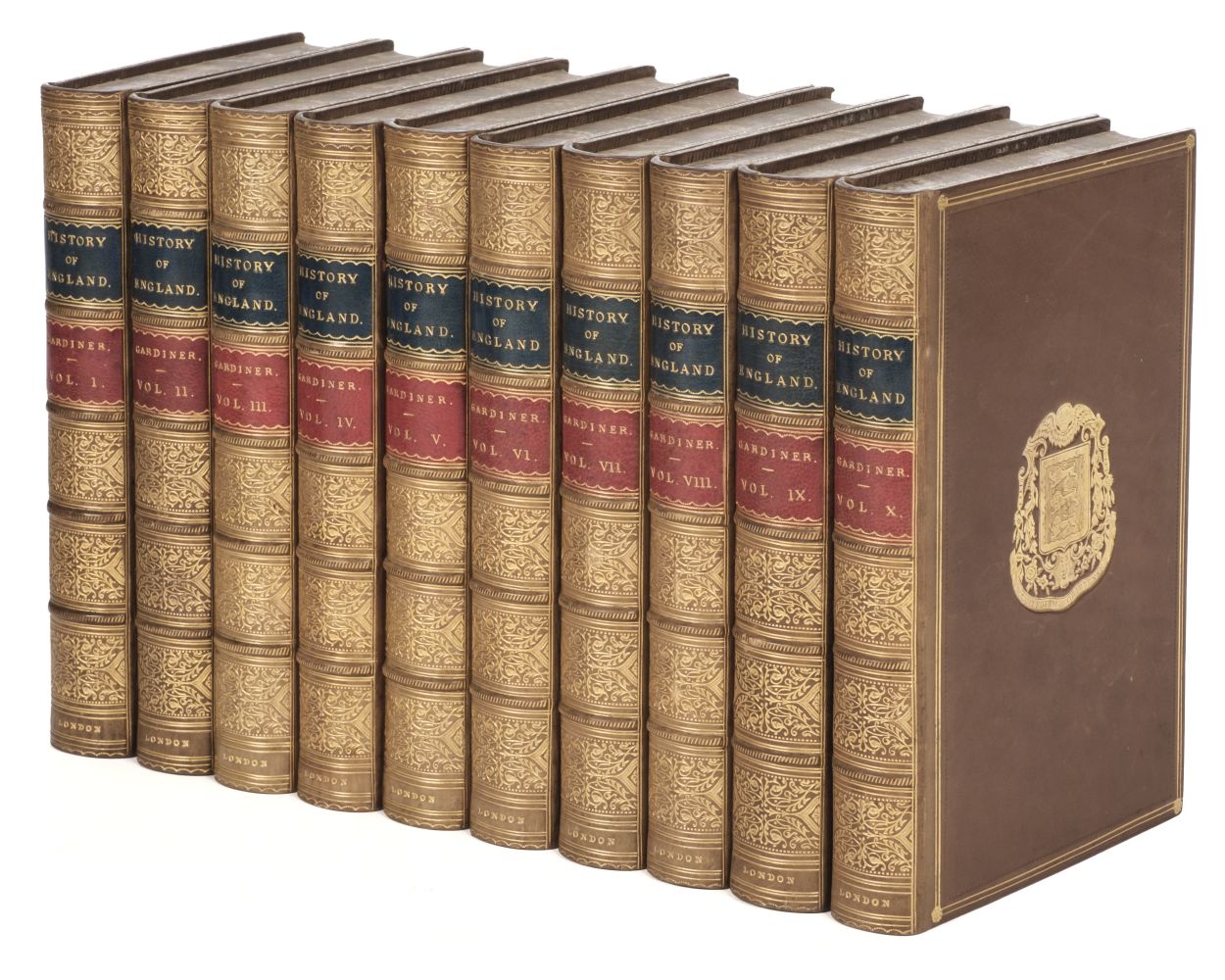 Gardiner (Samuel R.) History of England, 10 volumes, 1884