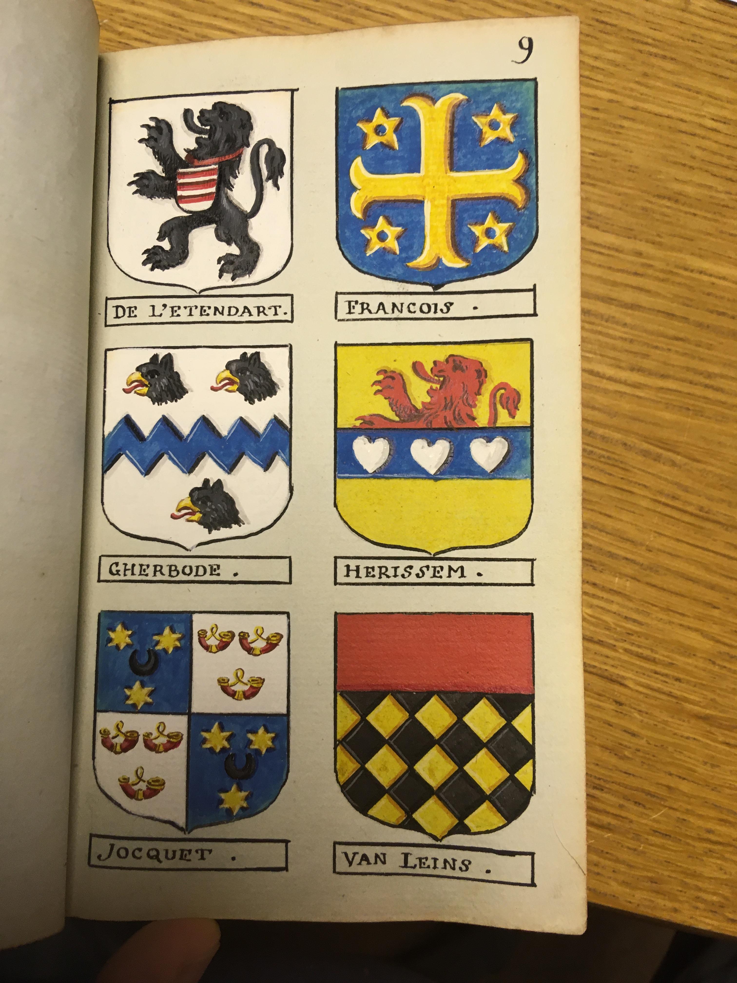 Heraldry. A volume containing 948 very finely hand-painted continental armorials, c. 1770 - Image 16 of 30