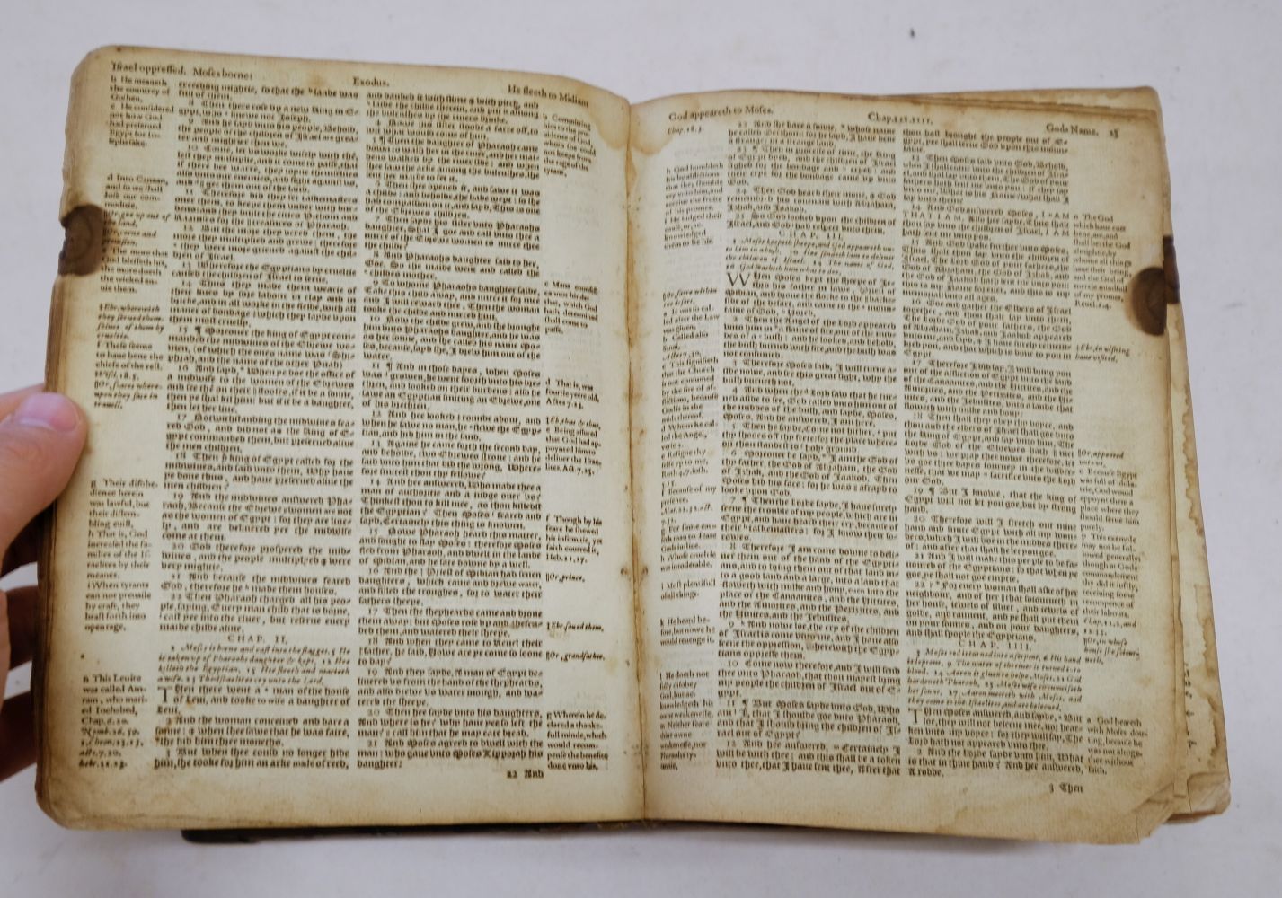 Bible [English]. The Bible. Translated according to the Ebrew and Greeke, 1589 - Image 8 of 14