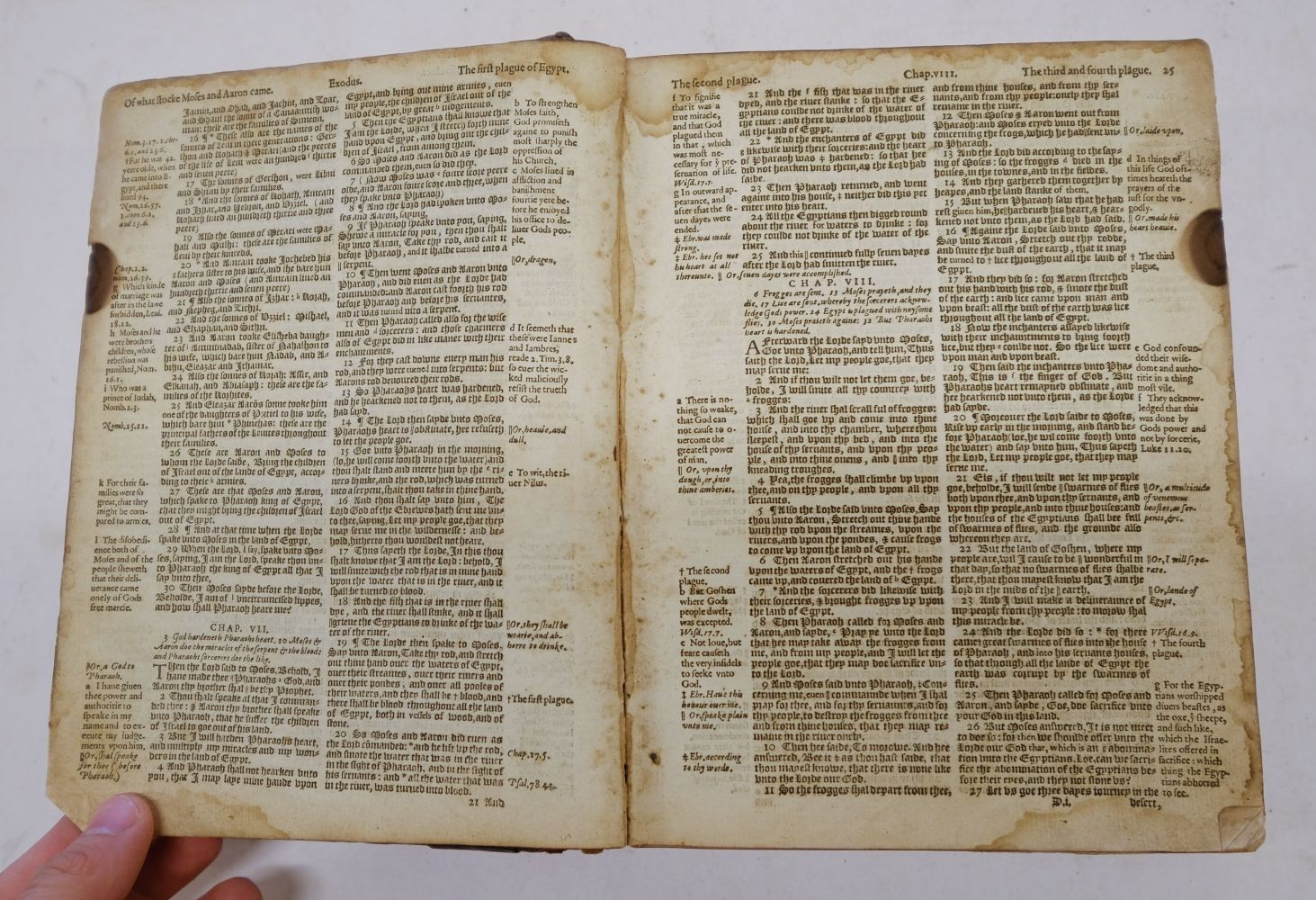 Bible [English]. The Bible. Translated according to the Ebrew and Greeke, 1589 - Image 9 of 14