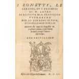 Colonna (Stefano). I sonetti, le canzoni, 1552