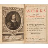 Browne (Thomas). The Works, 1st collected edition, Tho. Basset et al., 1686