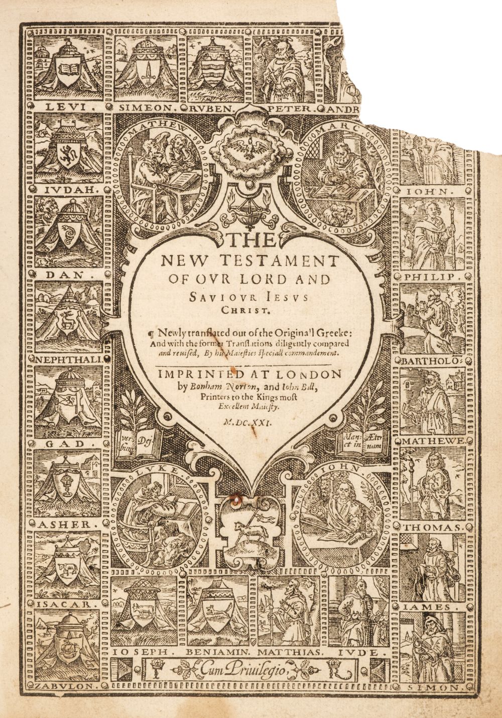 Bible [English]. The Holy Bible, containing the Old Testament, and the New, [1620]-1621