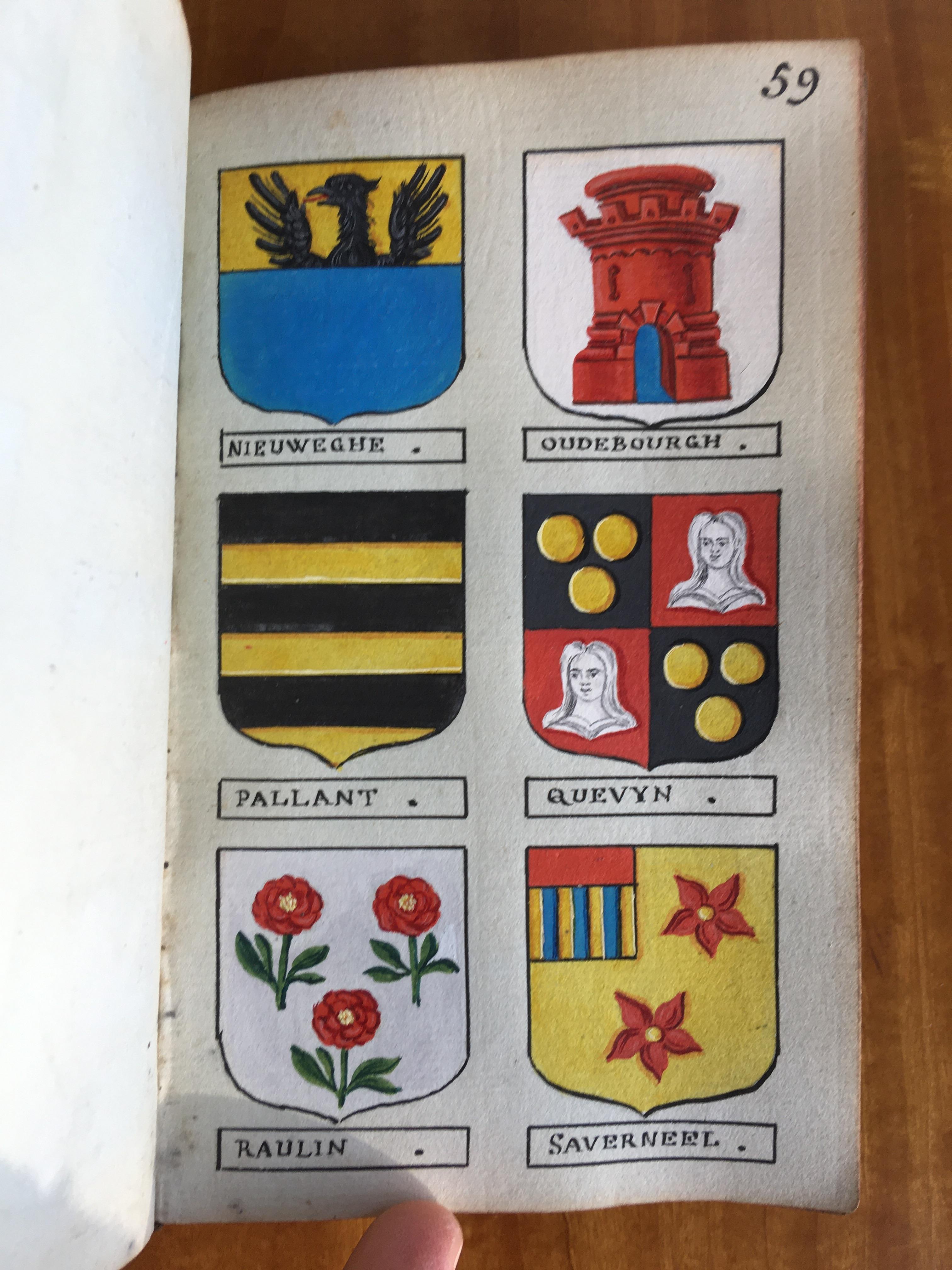 Heraldry. A volume containing 948 very finely hand-painted continental armorials, c. 1770 - Image 14 of 30