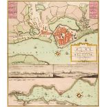 Germany. Homann (J. B. heirs of), Plan of Kiel. circa 1735