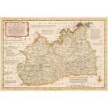 Surrey. A collection of 18 maps, 18th & 19th century