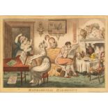 Gillray (James, after). Matrimonial Harmonics, Le Petit, Dublin, circa 1820