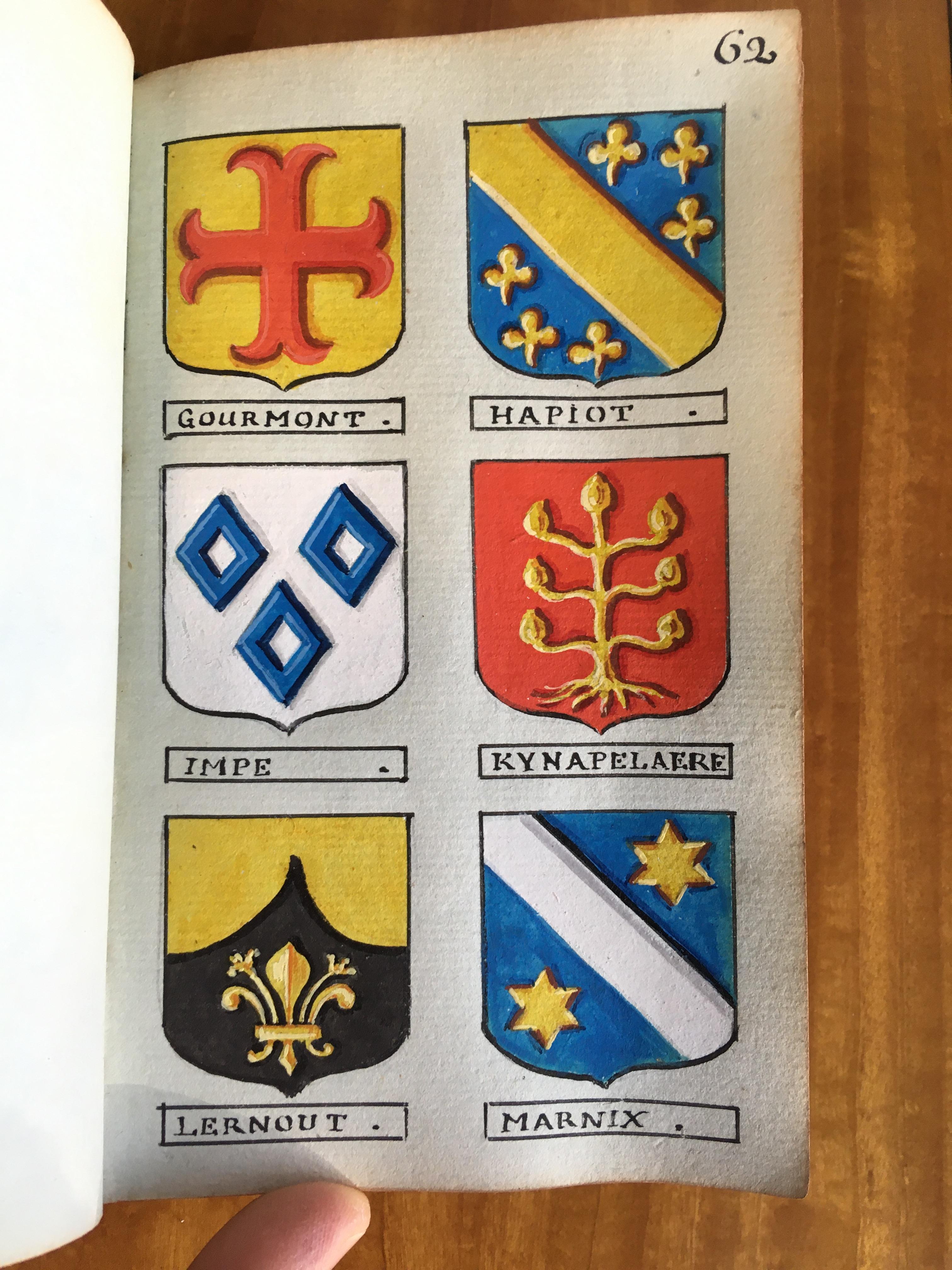 Heraldry. A volume containing 948 very finely hand-painted continental armorials, c. 1770 - Image 11 of 30