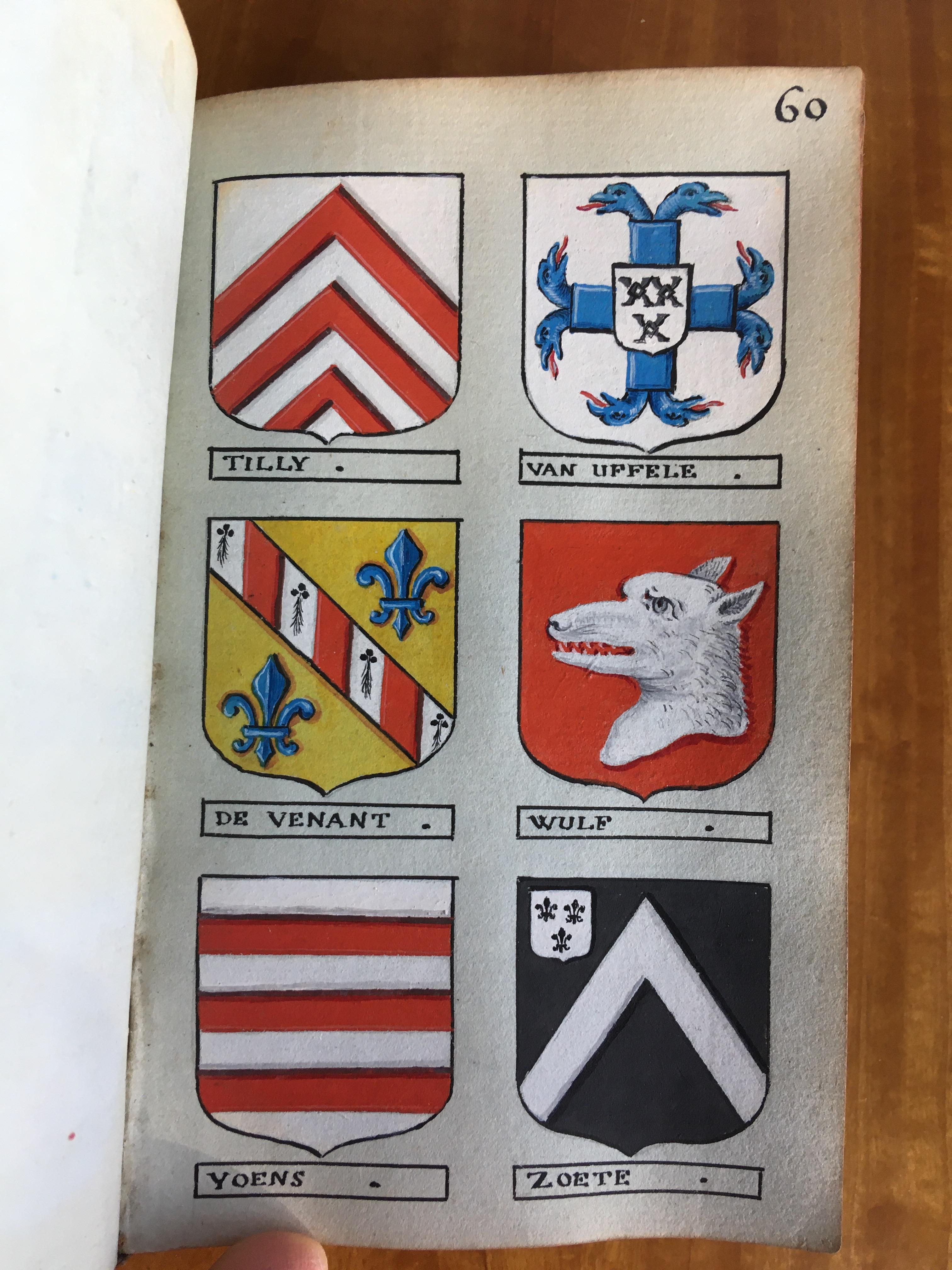 Heraldry. A volume containing 948 very finely hand-painted continental armorials, c. 1770 - Image 13 of 30