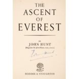 Hunt (John). The Ascent of Everest, 1st edition, London: Hodder & Stoughton, 1953