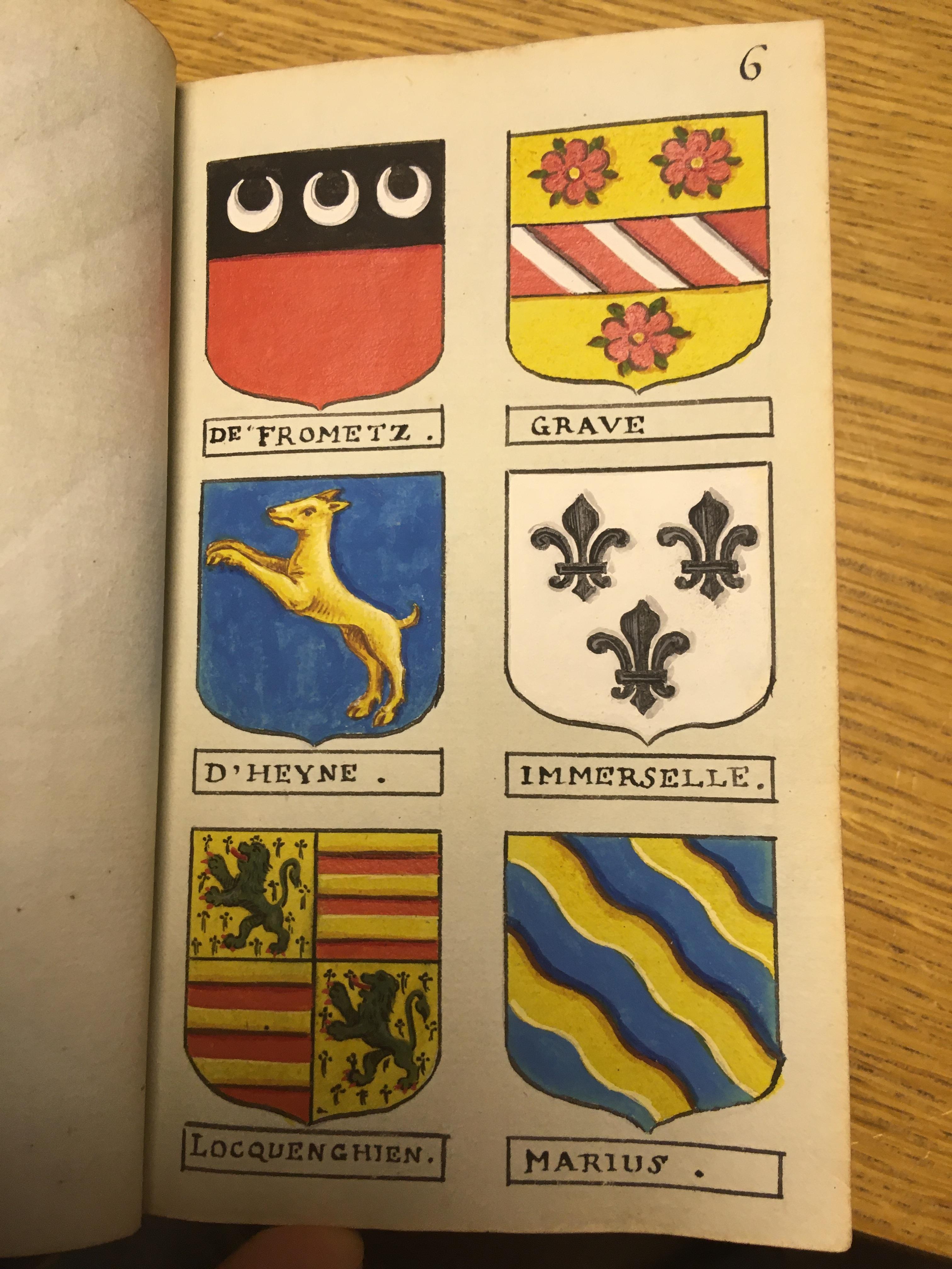 Heraldry. A volume containing 948 very finely hand-painted continental armorials, c. 1770 - Image 19 of 30