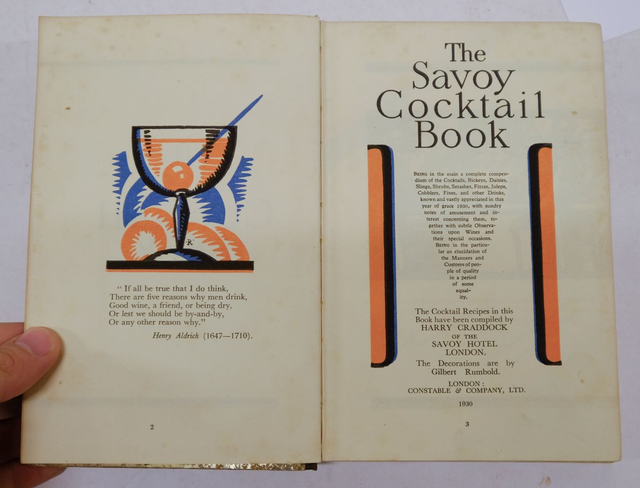 Craddock (Harry). The Savoy Cocktail Book, 1st edition, Constable & Co., 1930 - Image 5 of 7