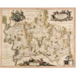 Middlesex & Hertfordshire. Jansson (Jan), Middelsexiae cum Hertfordiae..., circa 1650