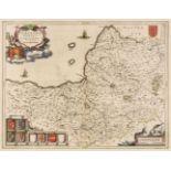 Somerset. Blaeu (J.), Somersetensis Comitatus. Somerset Shire, Amsterdam, circa 1645