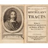 Browne (Thomas). Certain Miscellany Tracts, 1st edition..., 1684