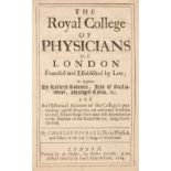 Goodall (Charles). The Royal College of Physicians of London..., 1684