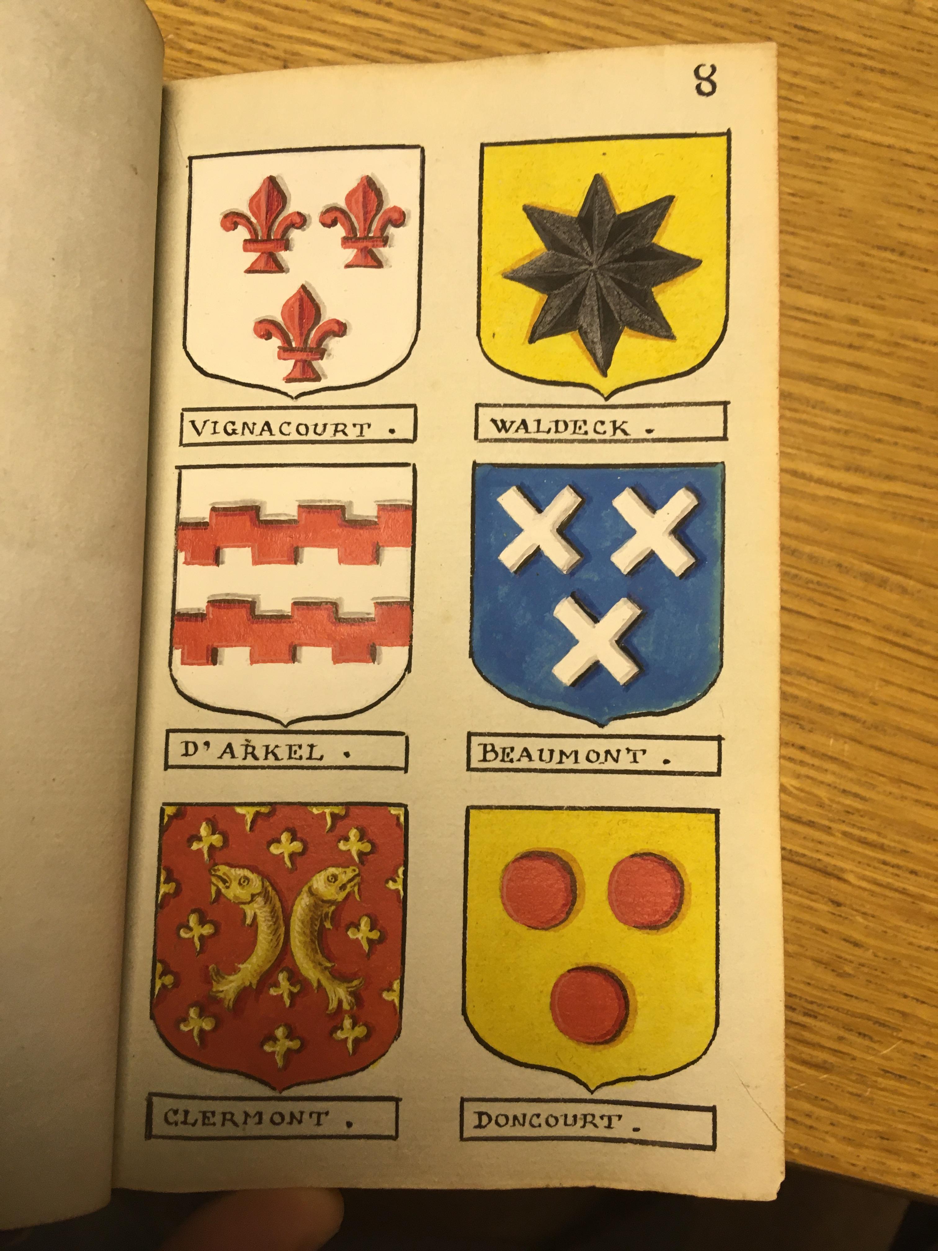 Heraldry. A volume containing 948 very finely hand-painted continental armorials, c. 1770 - Image 17 of 30