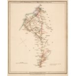 Surrey & its Environs. A collection of 32 road and regional maps, 18th & 19th century