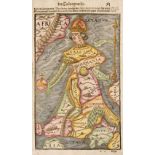 Europe. Munster (Sebastian), Untitled map of Europe as a woman, circa 1580