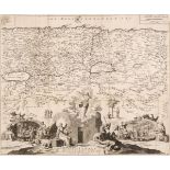 Maps. A mixed collection of approximately 175 maps, mostly 18th & 19th century