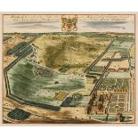 Kent. Kip (J. & Harris J.), Six aerial prospects of country estates, circa 1728