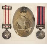 Indian Mutiny & India General Service Medals. Major General W Rowlandson