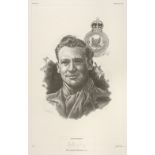 Keck, (Janice G.) Battle of Britain and Victoria Cross fighter pilot portrait prints