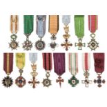 Miniature Medals. A collection of Foreign Orders