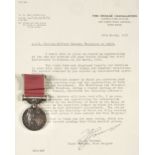 British Empire Medal. The BEM to Constable Edmundo Da Silva, Hong Kong Police Force