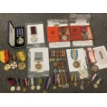 Mixed Medals. Victorian Army Long Service and other medals