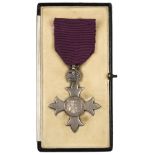 MBE. The Most Excellent Order of the British Empire