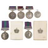 General Service Medals. Various GSMs