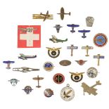 Aviation Badges. Scarborough Aviation Regatta 1914, Amy Johnson and others