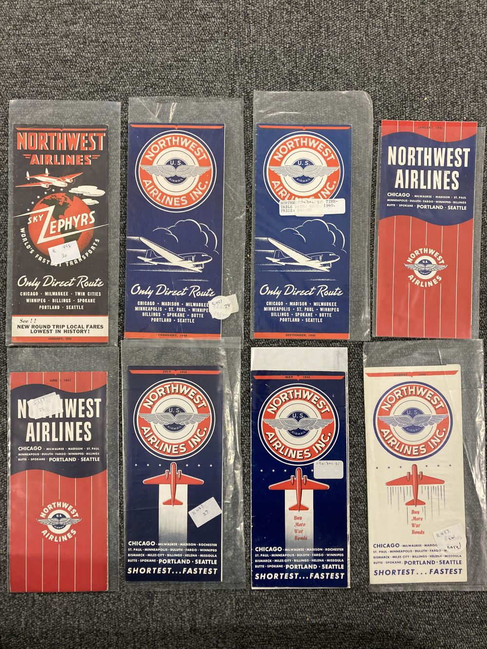 Civil Aviation Timetables. A collection of American timetables..., - Image 3 of 8