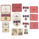 Royal Victorian Medal. An R.V.M. group of five awarded to Miss Lucy Lintott