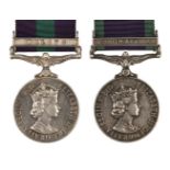 Bullock. Two General Service Medals