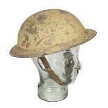Helmet. WWII steel helmet possibly Desert Rats?