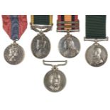 Bullock. Various Medals including Queen's South Africa