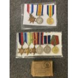 WWI & WWII Medals. Mixed collection