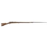 Rifle. A French M.1873 Gras bolt-action rifle and bayonet